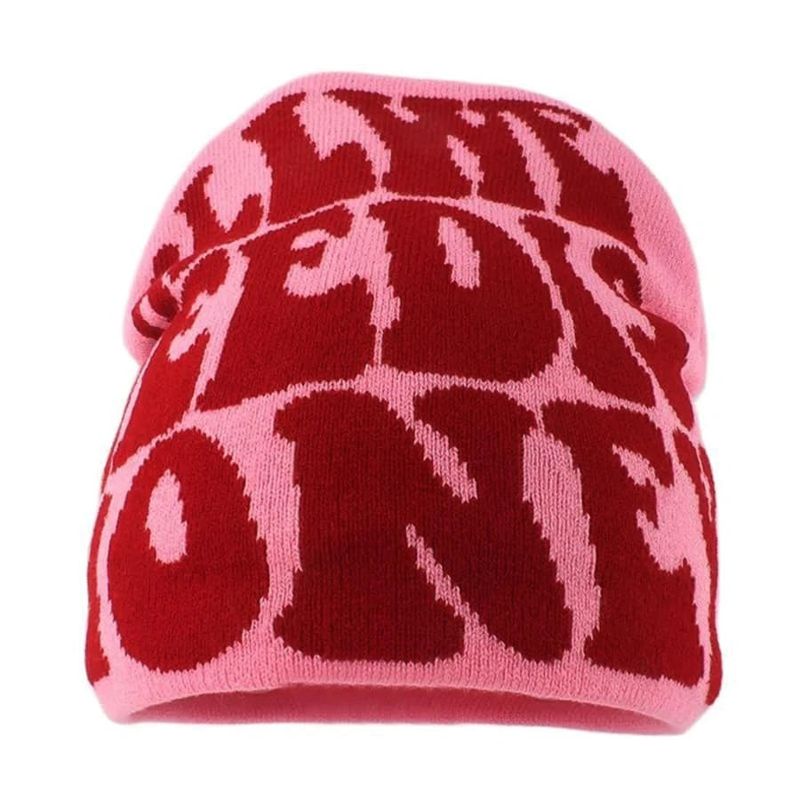 Pink All We Need Is Money Beanie