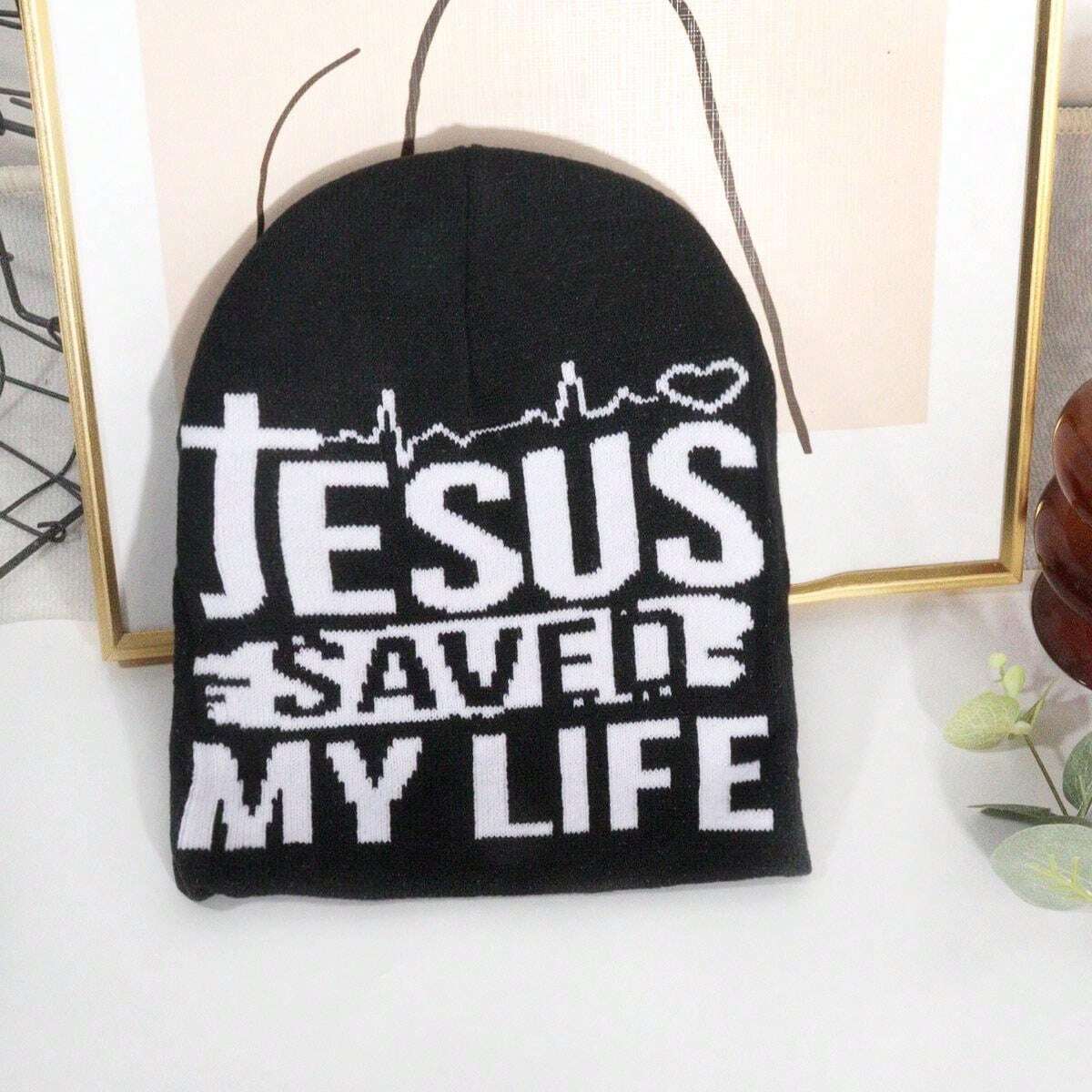 Black Jesus Saved My Life Beanie