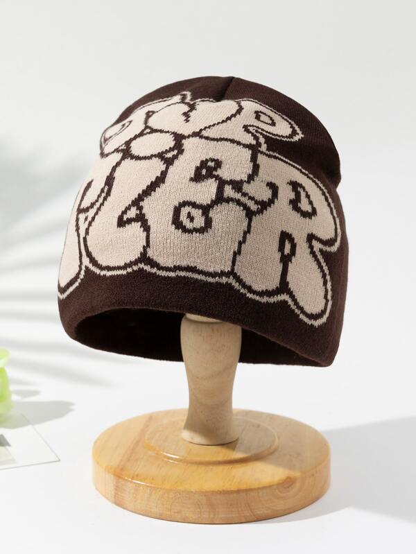 Brown Top Tier Beanie