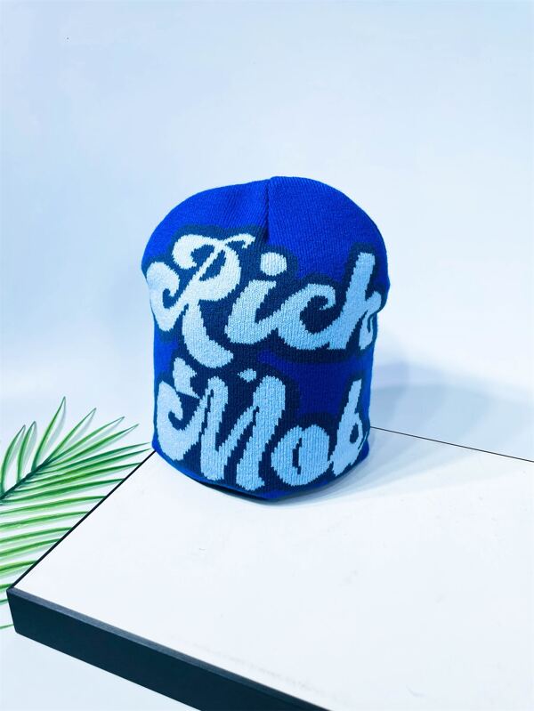 Blue Rich Mob Beanie