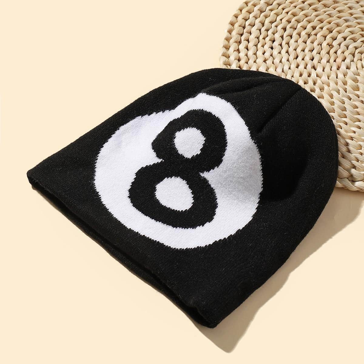 Black 8 Ball Beanie