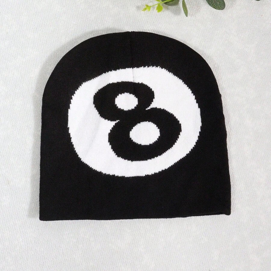 Black 8 Ball Beanie